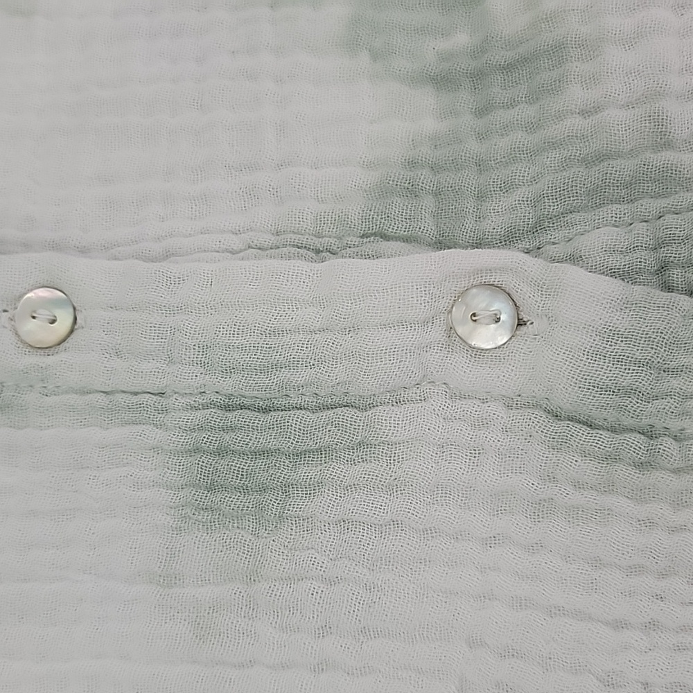 Beachlunchlounge James Tie Dyed Puckered Gauze Shirt szM BinD - Picture 8 of 11